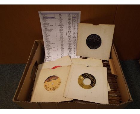 Vinyl Records - a collection approx 200 45rpm single records predominantly 1970's pop music to include Motown, Decca and simi