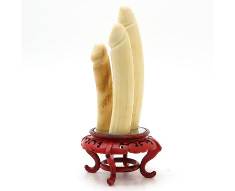 34 cm. tall including base. THIS ITEM MAY NOT BE SHIPPED OUTSIDE OF THE EUROPEAN UNION.