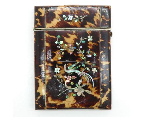 Turtle and Mother of Pearl inlay, 10 cm. tall.THIS ITEM WILL NOT BE SHIPPED OUTSIDE OF THE EUROPEAN UNION.