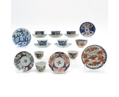 Saucers are 12 cm. in diameter, in diverse conditions.
