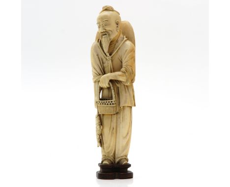 27 cm. tall.  THIS ITEM MAY NOT BE SHIPPED OUTSIDE OF THE EUROPEAN UNION.