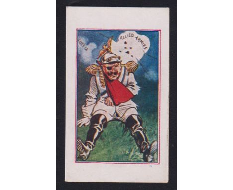 Trade card, Herbert Land, Army Pictures, Cartoons etc, type card, 'Allied Armies' (gd) (1)