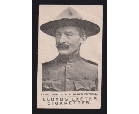 Cigarette card, H.C. Lloyd & Son, Devon Footballers & Boer War Celebrities, type card, Lieut. Gen. R.S.S. Baden-Powell (light
