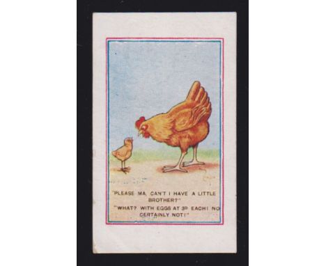 Trade card, Wakeford, Army Pictures, Cartoons etc, type card, 'Please Ma, Can't I have a little brother?' (gd) (1)