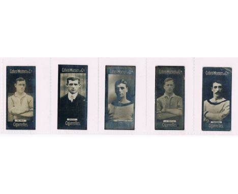 Cigarette cards, Cohen, Weenen, Actresses, Footballers &amp; Jockeys, 5 football cards, Garraty, Aston Villa (this player, Bi