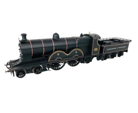 O Gauge 7mm Fine Scale Highflyer 4-4-2 Steam Locomotive LYR Black Livery - Made from Lanky Kits. Built by Tin Hughes and Pain