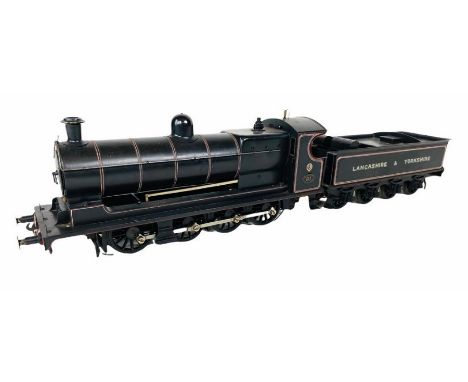 O Gauge 7mm Fine Scale 0-8-0 Coal Engine Steam Locomotive LYR Black Livery - No:91