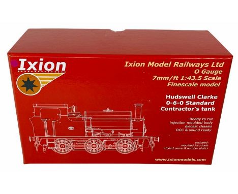 Ixion 'O' Gauge 7mm Finescale - Hudswell Clarke 0-6-0 Standard Contractor's Tank Locomotive - Boxed&nbsp;