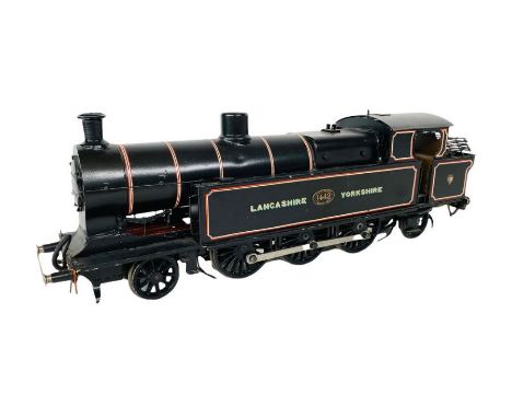 O Gauge 7mm Fine Scale Hoy Tank 2-6-2 Steam Locomotive LYR Black Livery - No:1442