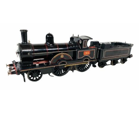 O Gauge 7mm Fine Scale 'Renewed Precedent' 2-4-0 Steam Locomotive 'Hardwicke' DCC Digital Fitted Zimo MX634 + Stay Alive
