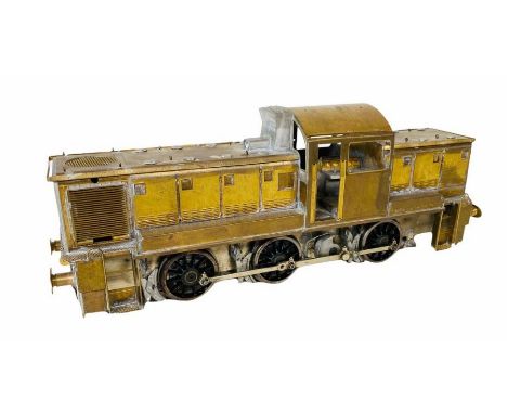 O Gauge 7mm Fine Scale Brass 'Teddy Bear' Loco - Requires Finishing &amp; Painting - Sold as is.