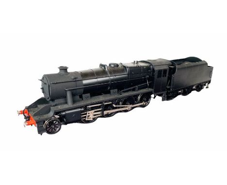 Sancheng 'O' Gauge Brassworks Fine Scale 7mm 2-8-0 Steam Locomotive - Undecorated Plain Black - Boxed&nbsp;