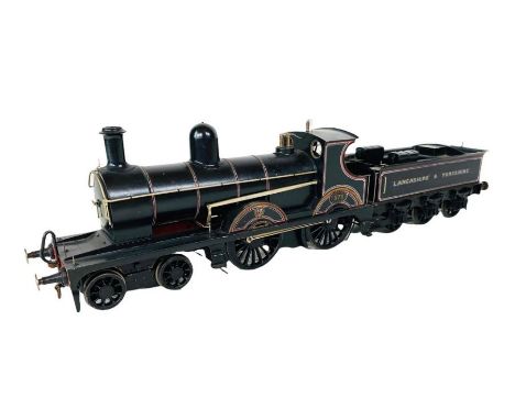 O Gauge 7mm Fine Scale Barton Wright 4-4-0 Steam Locomotive LYR Black Livery - Scratchbuilt by Gordon Haywood.&nbsp;