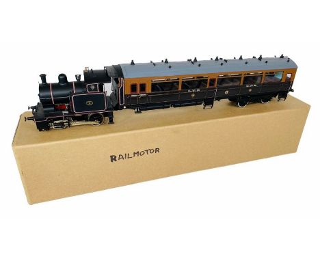 Fine Scale 'O' Gauge 7mm Railmotor 0-4-0T L&amp;YR Livery No.8. Built and Painted by Peter Priestly&nbsp;