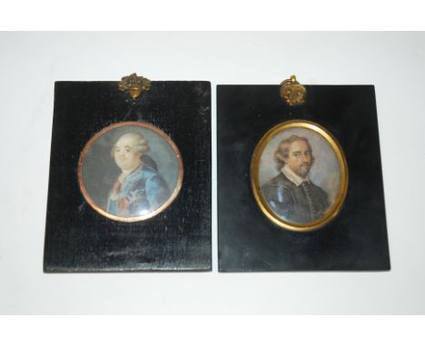A COLLECTION OF SEVENTEEN PORTRAIT MINIATURES including oval and circular examples, 8 x 6.5cm and smaller (17) Gilbert Telfer