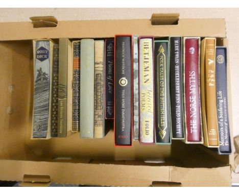 Folio Society.&nbsp;&nbsp;25 various vols. in slip cases. 