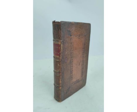 RALEIGH SIR WALTER.&nbsp;Remains with the Addition of Some Letters Never Printed Before. Small 12mo. 18th cent. panelled calf