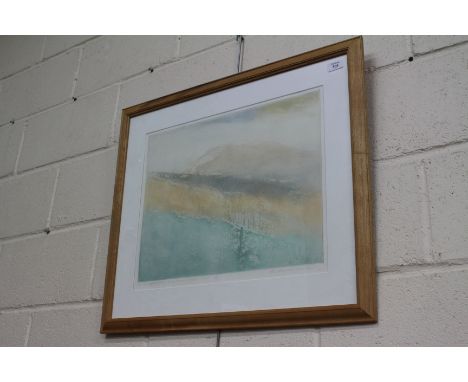 DAVID WILKINSON (LATE 20TH CENTURY ENGLISH SCHOOL) 'Winter Afternoon / Brand Holmewoods', signed in pencil, inscribed in the 