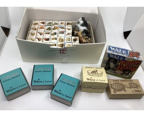 Wade vintage 1960s porcelain collection of boxed original &nbsp;Tom and Jerry and others early models and a large selection o