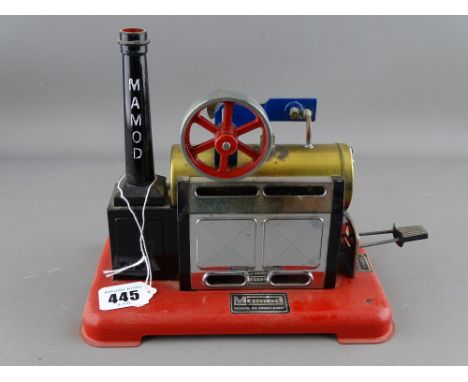 Mamod live steam stationery engine with chimney