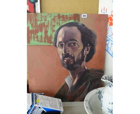 JOHN CHERRINGTON - portrait study of a bearded man