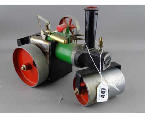Mamod SR1A live steam road roller traction engine