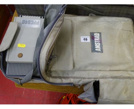 Vintage Amstrad portable computer, model no. PPC640
