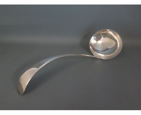 A George VI silver soup ladle by Viners Ltd Sheffield 1938 - Total approx weight 7 troy oz - Good condition