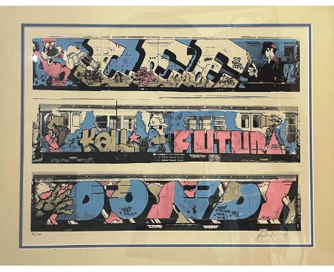 Henry Chalfant (American, b 1940)
Lee, Futura, Dondi - 2004
Serigraph on paper
Limited edition numbered 76/200
Signed and dat