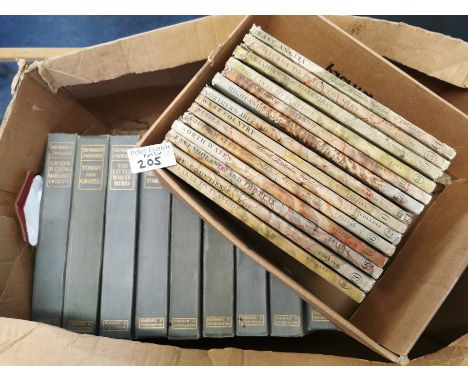 The Works of J. M. Barrie, ten volumes to include: 'The Little White Bird', 'Peter and Wendy' etc. Together with a collection