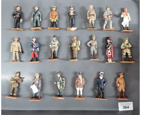 Collection of Del Prado diecast military figures to include: Sergeant Army Commandos, Warrant Officer Paratrooper etc. (B.P. 
