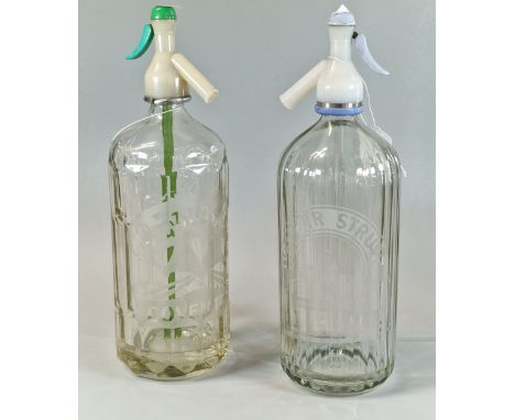 Two vintage Soda Syphons marked 'Hooper Struve' and 'W. Lant &amp; Co Ltd Coventry'. (2) (B.P. 21% + VAT)