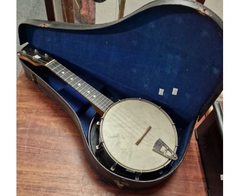 Vintage Jetel Banjo in fitted case. (B.P. 21% + VAT)