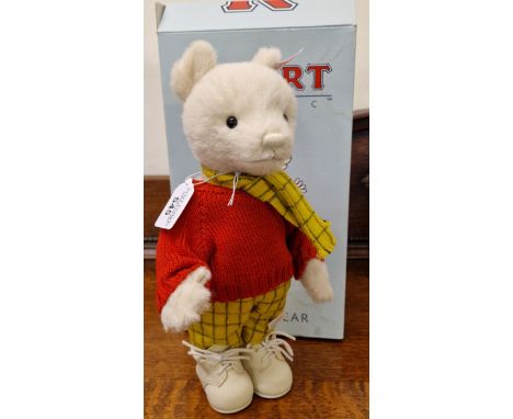 Steiff Rupert The Bear Classic soft toy in original box. 31cm high approx. (B.P. 21% + VAT)