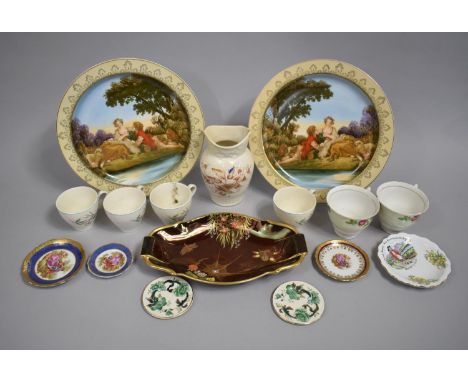 A Collection of Various Ceramics to include Carltonware Rouge Royale Shaped Dish, Continental Items Etc (Condition issues) 