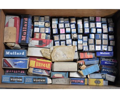 A Box of Vintage Radio Valves, Untested 