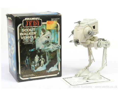 Palitoy Star Wars vintage Return of the Jedi Scout Walker, Excellent complete, within Good opened box, includes instructions.