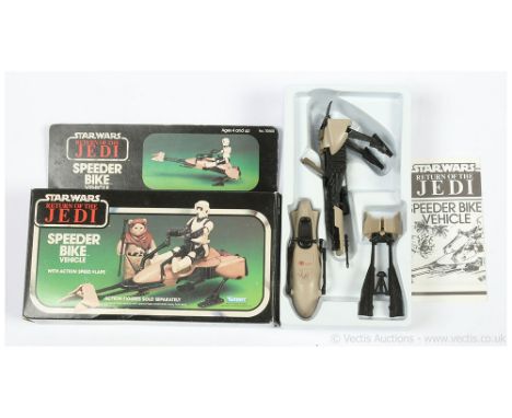 Kenner Star Wars vintage Return of the Jedi Speeder Bike, Near Mint complete, within Good Plus opened box, includes instructi