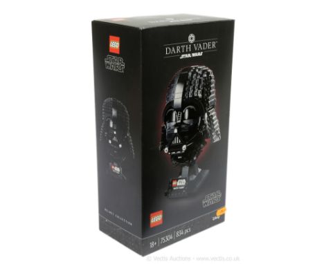 Lego Star Wars Helmet Collection Darth Vader set number 75304, within Near Mint sealed packaging. EX SHOP STOCK