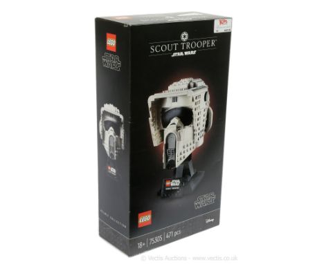 Lego Star Wars Helmet Collection Scout Trooper set number 75305, within Excellent sealed packaging. EX SHOP STOCK