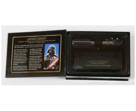 Master Replicas Star Wars A New Hope Darth Vader 0.45 scale Replica Lightsaber, Mint, within Near Mint packaging.