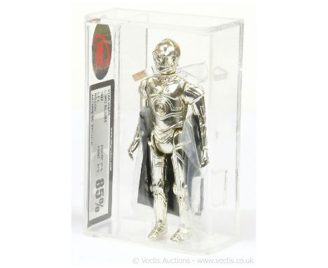 Kenner Star Wars vintage C-3PO removable limbs (no COO) 3 3/4" figure, UKG Graded 85% Figure 85 Paint 85.