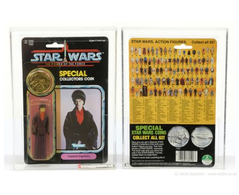 Kenner Star Wars vintage The Power of the Force Imperial Dignitary 3 3/4" figure, AFA Graded 85 Y-NM+ Card 80 Bubble 85 Figur