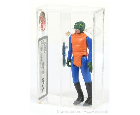 Kenner Star Wars vintage Walrus Man (no COO) 3 3/4" figure, UKG Graded 85% Figure 85 Paint 85.