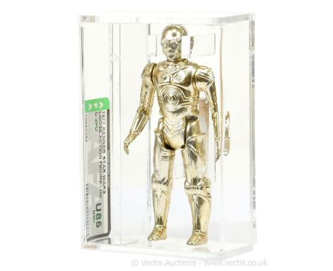 Kenner Star Wars vintage C-3PO (HK) 3 3/4" figure AFA Graded U85 NM+.