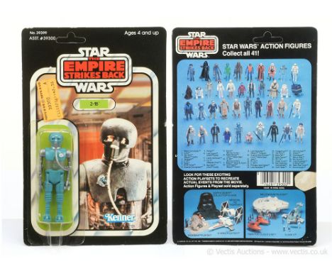 Kenner Star Wars vintage The Empire Strikes Back 2-1B 3 3/4" figure, Mint, within Fair (cracked and dented) bubble, upon Good