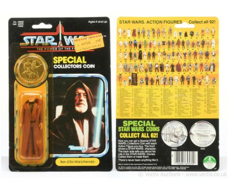 Kenner Star Wars vintage The Power of the Force Be Obi-Wan Kenobi 3 3/4" figure, Mint, within Excellent (yellowed) bubble, up