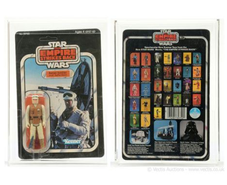 Kenner Star Wars vintage The Empire Strikes Back Rebel Soldier 3 3/4" figure, Mint, within Near Mint bubble, upon Good Plus (