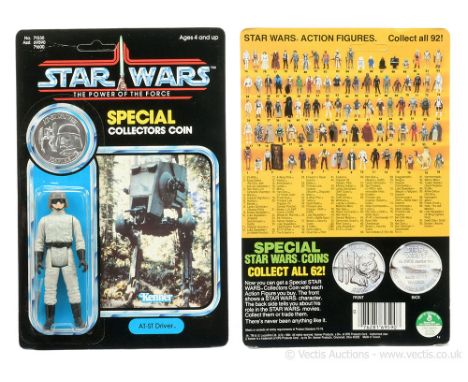 Kenner Star Wars vintage The Power of the Force B-Wing Pilot 3 3/4" figure, Mint, within Near Mint bubble, Good Plus (creasin