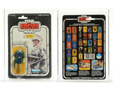 Kenner Star Wars vintage The Empire Strikes Back Han Solo Hoth 3 3/4" figure, Mint, within Excellent bubble, upon Excellent (